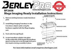 BerleyPro Humminbird Mega Transducer Mount 8 BerleyPro Humminbird Mega Transducer Mount -Kayak Promotion Store berleypro humminbird mega transducer mount 3