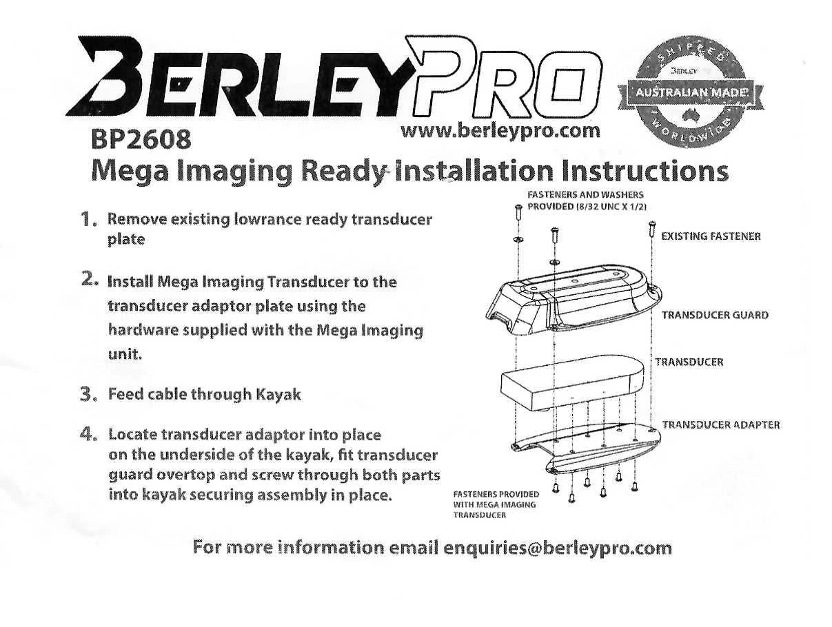 BerleyPro Humminbird Mega Transducer Mount 5 BerleyPro Humminbird Mega Transducer Mount - Image 5