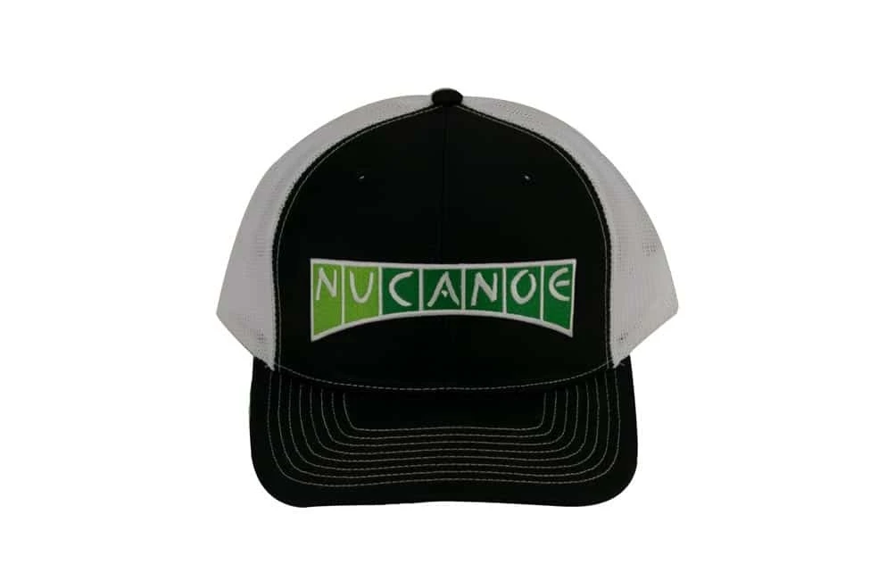 NuCanoe "NuCanoe" Logo Hat Black & White Mesh 1 NuCanoe "NuCanoe" Logo Hat Black & White Mesh