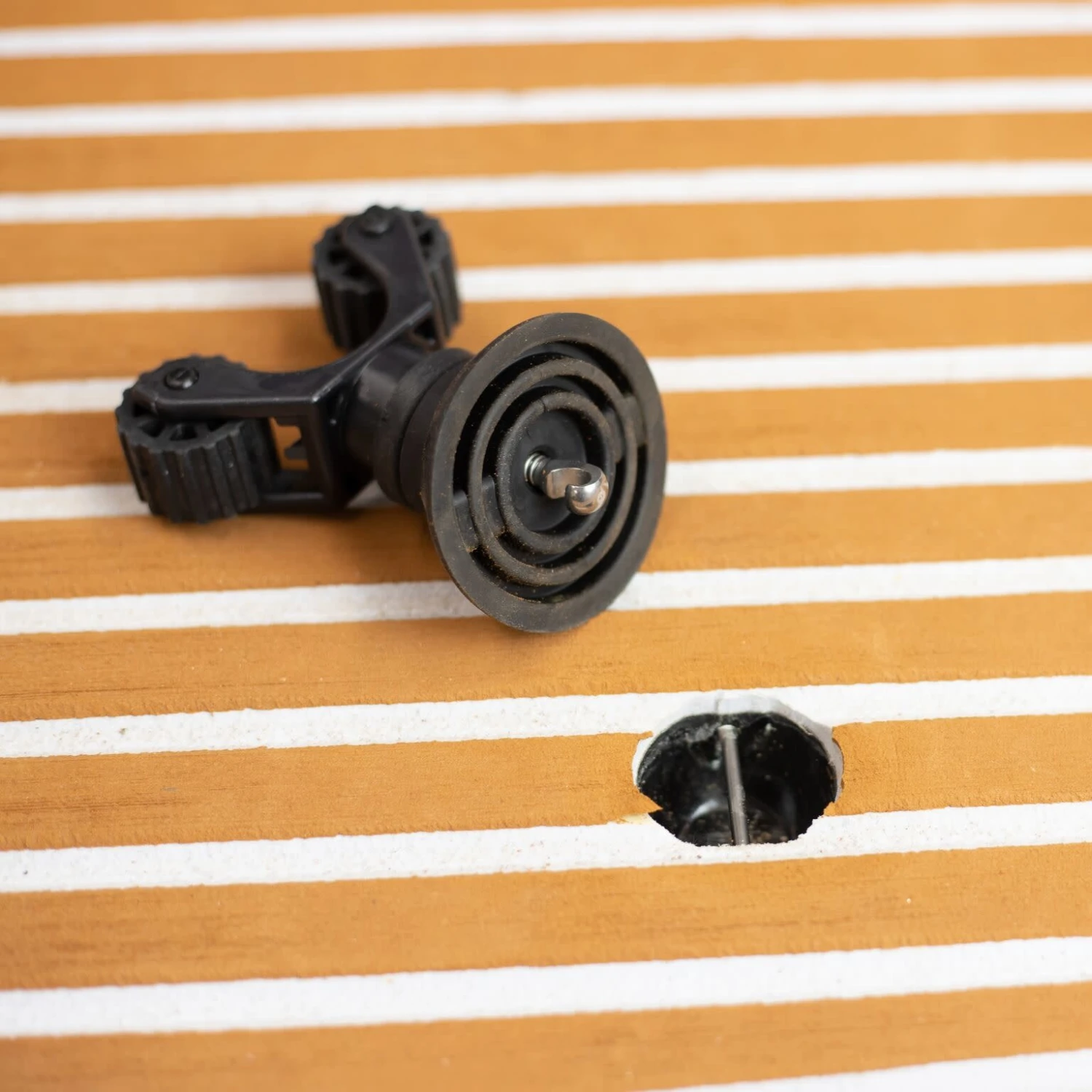 Yak-Attack Paddle Holder Leash Plug Adapter Mount With Rubber Base 1 Yak-Attack Paddle Holder Leash Plug Adapter Mount With Rubber Base